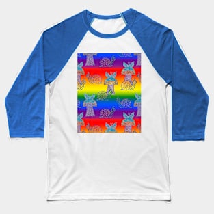 Rainbow Wonderland Baseball T-Shirt